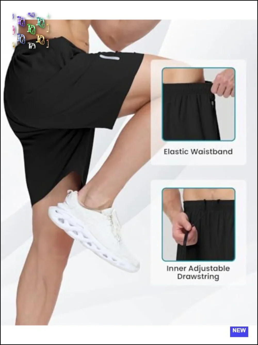 Mens Athletic Gym Shorts 7